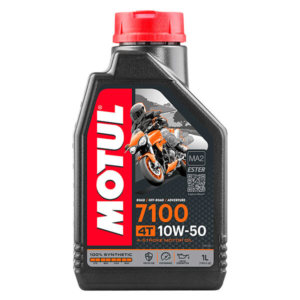 Aceite Motul 10w40 7100 100% Sintético Para Moto 4t 2 Litros