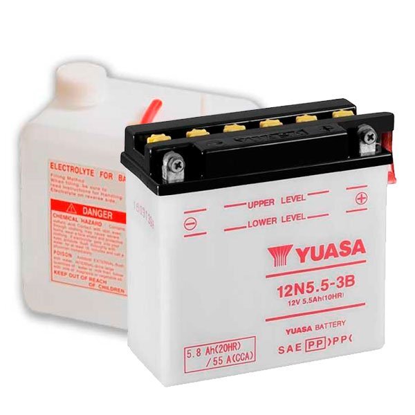 Bateria yamaha wr125 año 1994 Yuasa 12n5.5a-3b 