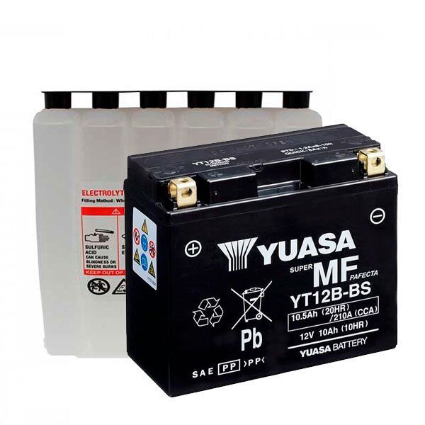 Batería ducati 821 hypermotard sp año 2013 Yuasa yt12b-bs AGM 
