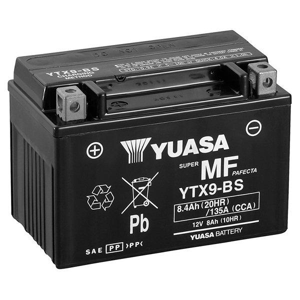 BATERIA YUASA YTX9-BS - Baterías para Moto - REBESA