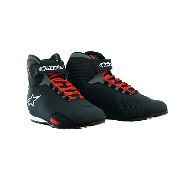 43 Motocicleta botas alpinestars sector color negro/rojo GR 10 = 