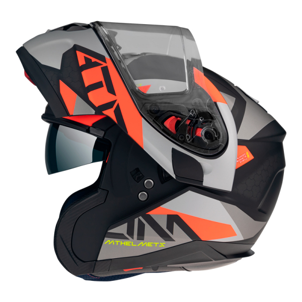 Casco Mt Helmets Stinger 2 Zivze B4 Naranja Moto Delta