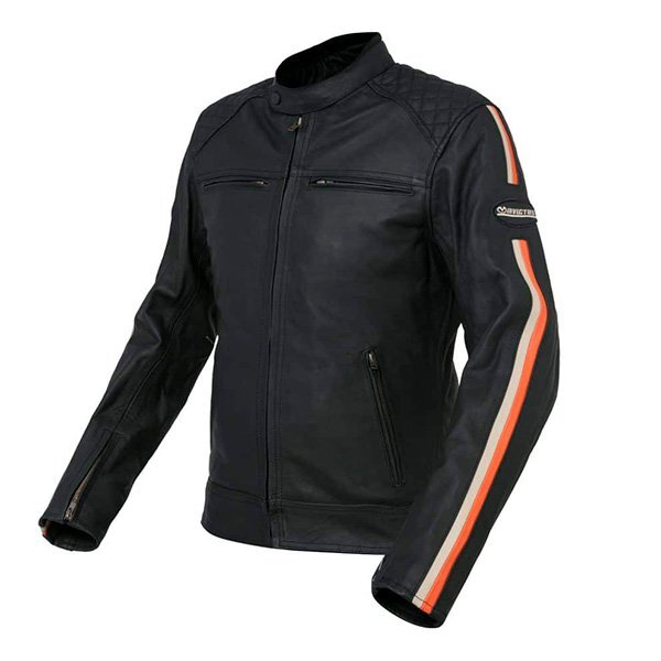 Invictus Ulises: Chaqueta moto de cuero tres cuartos