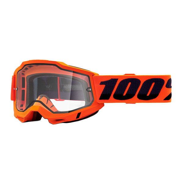  100% Accuri 2 Enduro - Gafas protectoras para bicicleta de  montaña y motocross, MX y MTB Racing (amarillo, lente doble con ventilación  transparente) : Automotriz
