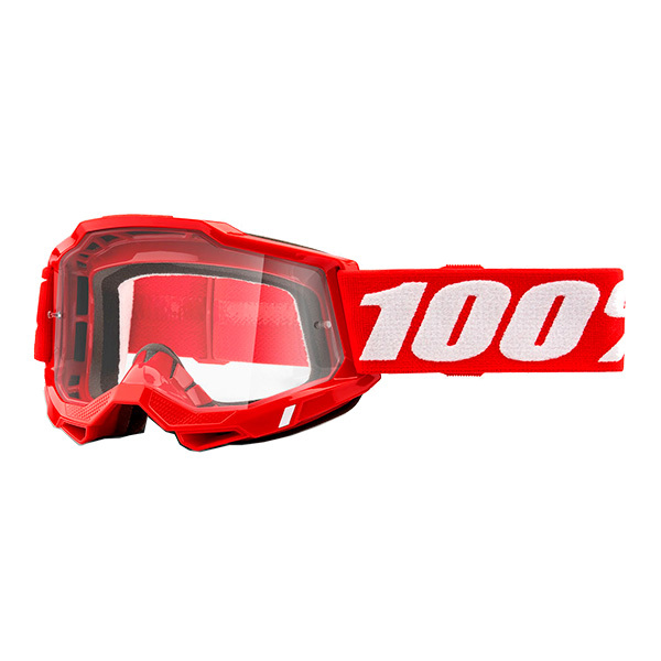 Gafas Moto MX 100% Accuri 2 Youth Rojo/Rojo Azul Espejo