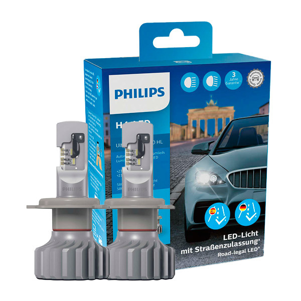 Philips H4 Ultinon Pro6000 LED: luces LED homologadas para moto