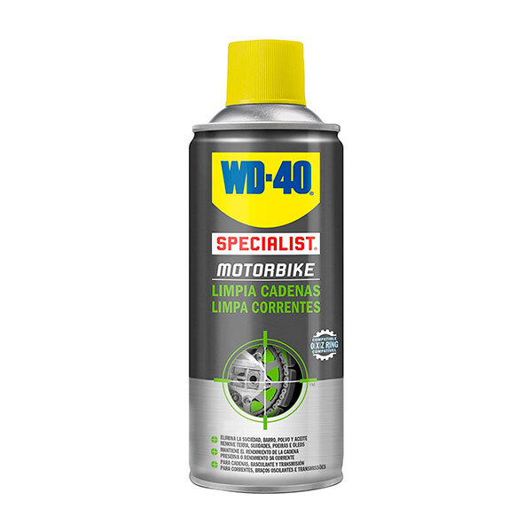 Motul - Kit de limpiador lubricante para cadena C4 400 ml + cepillo de  limpieza para la cadena
