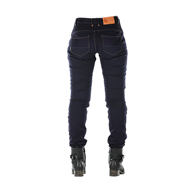 Overlap pantalón vaquero de moto mujer City Sky azul