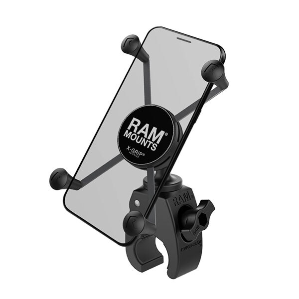  RAM Mounts X-Grip - Soporte de teléfono grande con base de  perno en U para manillar RAM-B-149Z-A-UN10U con brazo corto para  motocicleta, ATV/UTV, bicicleta : Automotriz