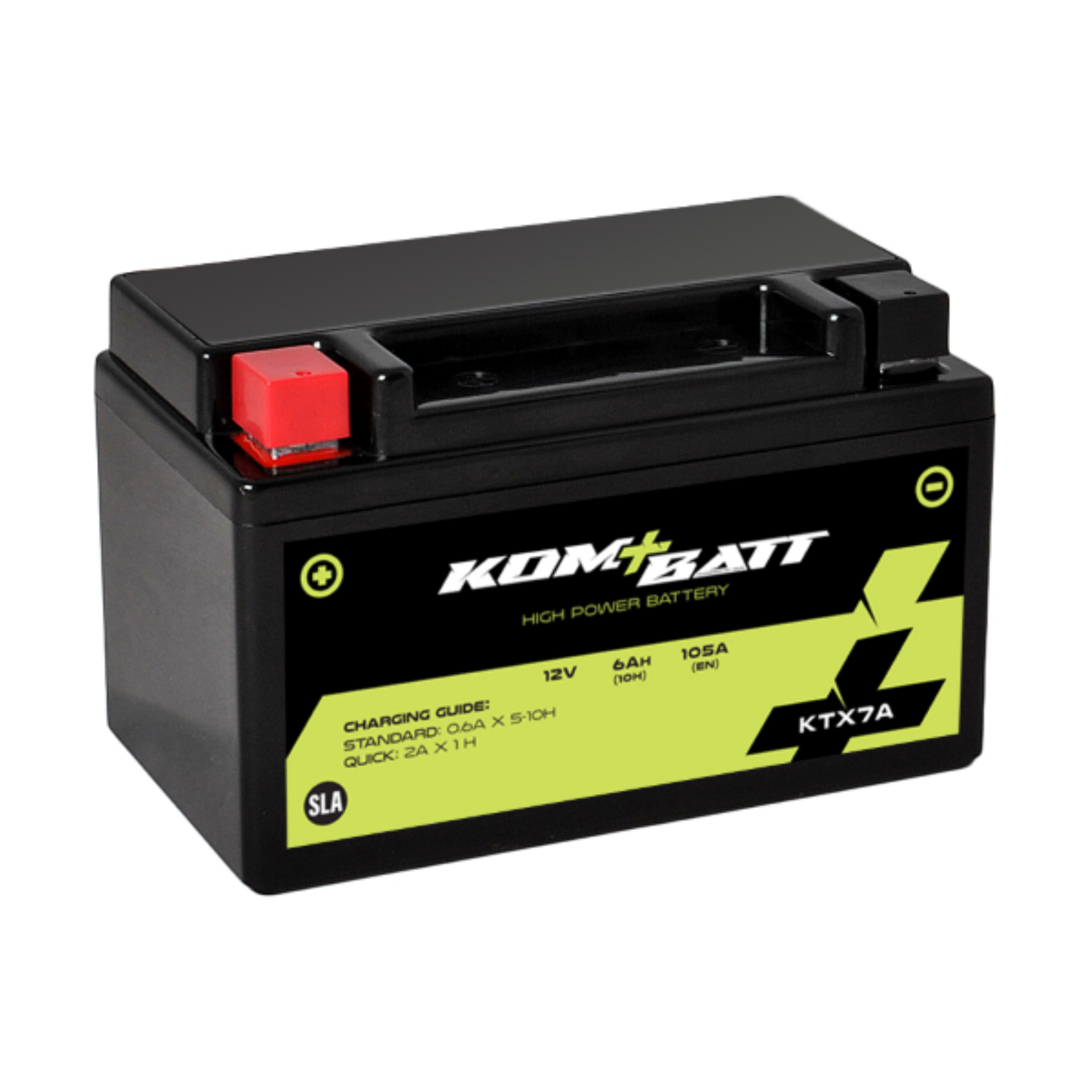 Bateria de Moto Kombatt YTX7A-BS / KTX7A-BS (SLA) - EuroBikes